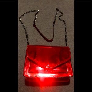 Metallic RED handbag